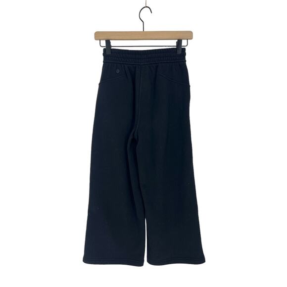 Lululemon Loungeful High-Rise Wide Leg Crop Black - Picture 8 of 11